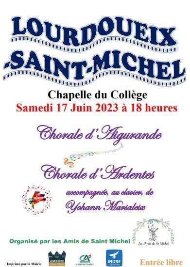 Concert Chorales Aigurande - Ardentes