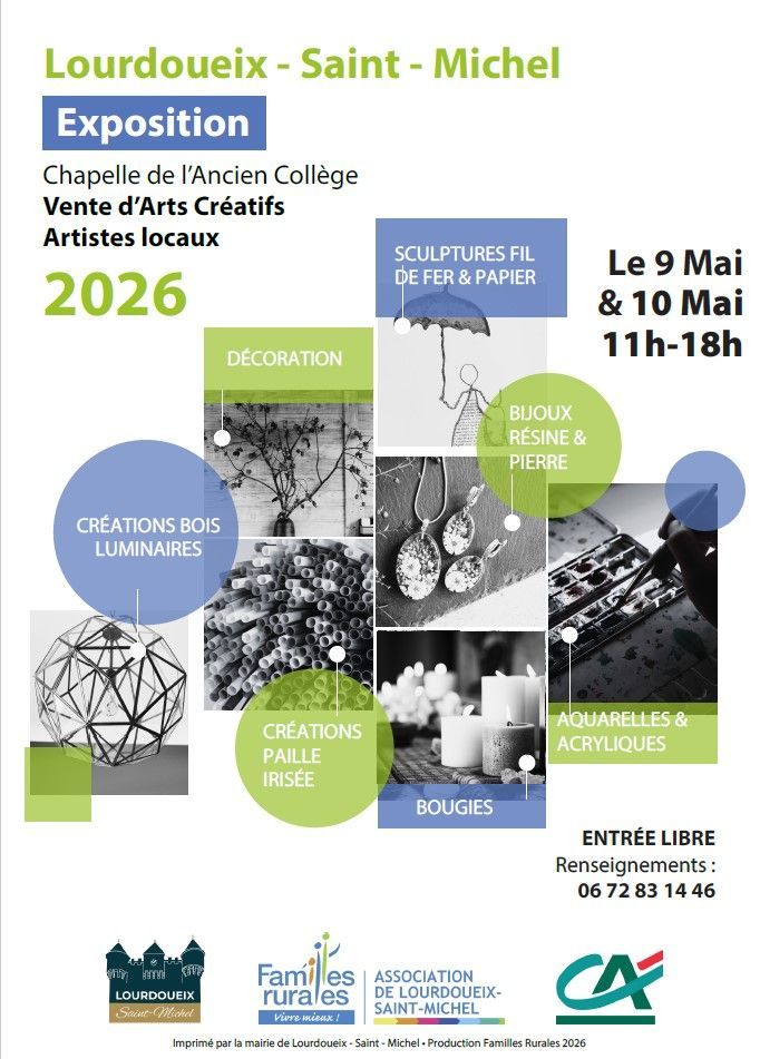 Exposition et vente d'art créatif