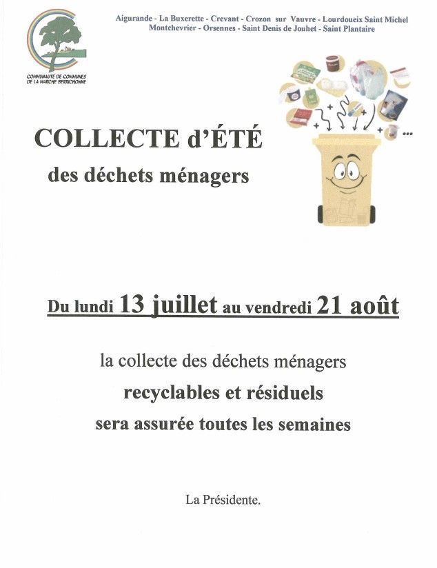 COLLECTE D'ÉTÉ 2026